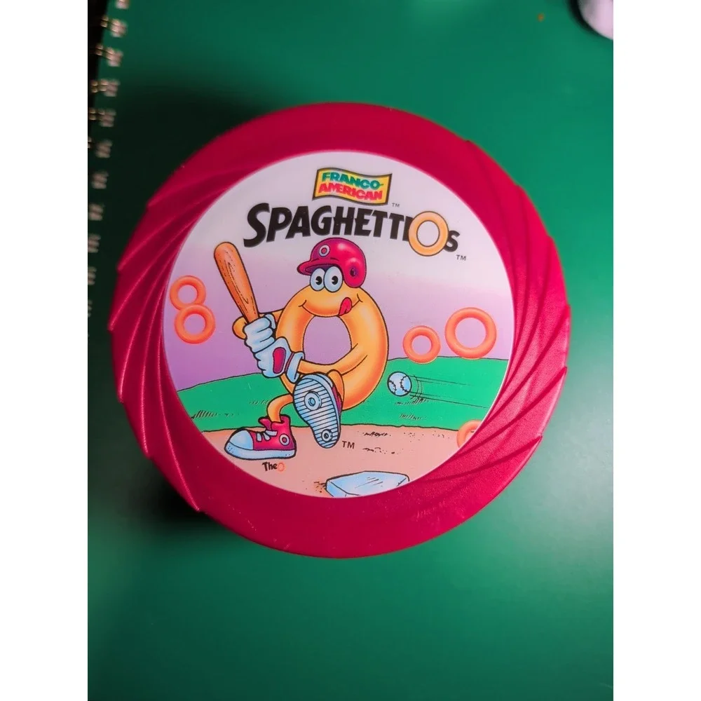 VTG SpaghettiOs Plastic Insulated Travel Bowl To Go Lunch Franco American 1999